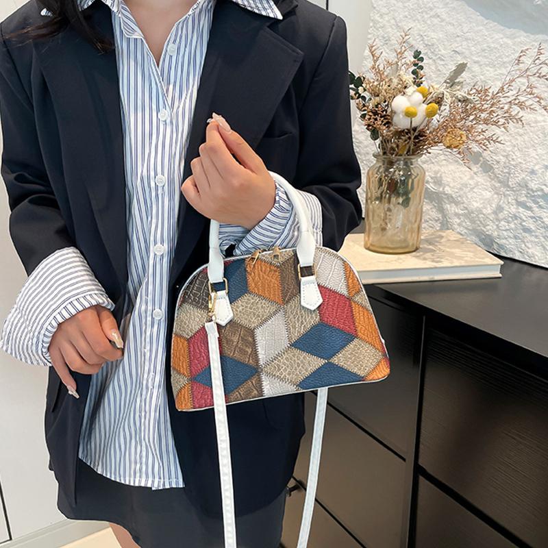 Высококачественные мягкие женские сумки-тоуты из искусственной кожи большой емкости, модные контрастные цветные сумки через плечо, роскошные женские сумки