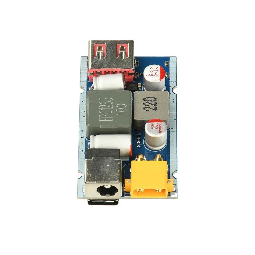 Step-up Step-down Fast Charging Module XT30/XT60 Interface PD 3.0 PPS QC 5.0 205W High Power for Laptop Phone Charging