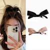 2pc Cute Stereoscopic Pink Black Bow Hairpin Hair Side Clips for Women Girls Headband for Hair Accessories Headwear