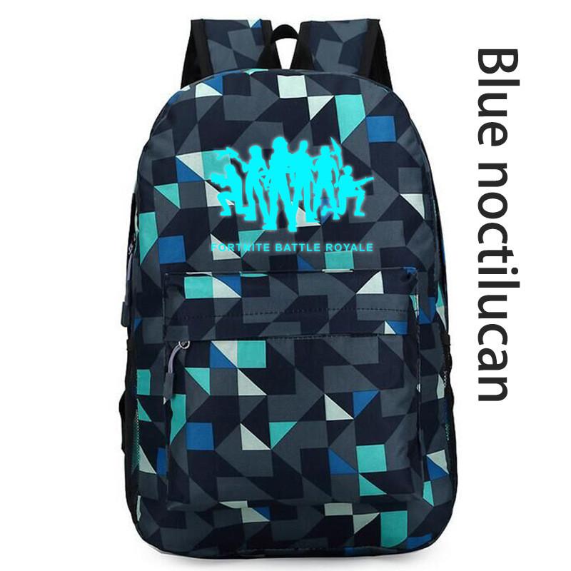 Fortnite Bag Luminous Game Youth Campus Fashion Trend Backpack For Unisex