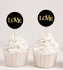 Darling Souvenir| Love Wedding Cupcake Toppers| Party Dessert Decorations