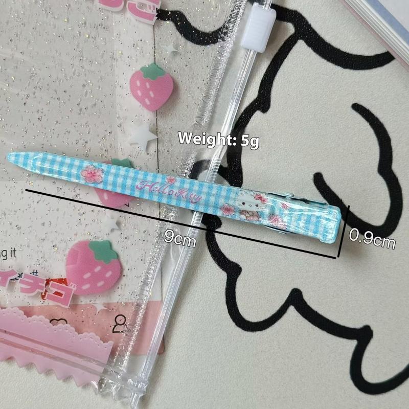 4/5 шт. Принтованная заколка для волос «Китти», позиционирующий зажим, мультяшный зажим «утиный нос», модные и универсальные декоративные заколки для челки