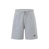 Solid Color Lace-Up Knitted Soft Comfortable Casual Shorts Unisex Shorts Light-Gray 24SRM605UGG3