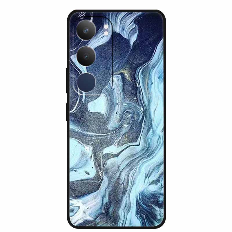 Luxury Phone Case For Vivo Y19s Pro 4G Soft TPU Silicone Back Case For Vivo Y29 5G Y 29 19s Marble Patterns Cover Bumper Funda