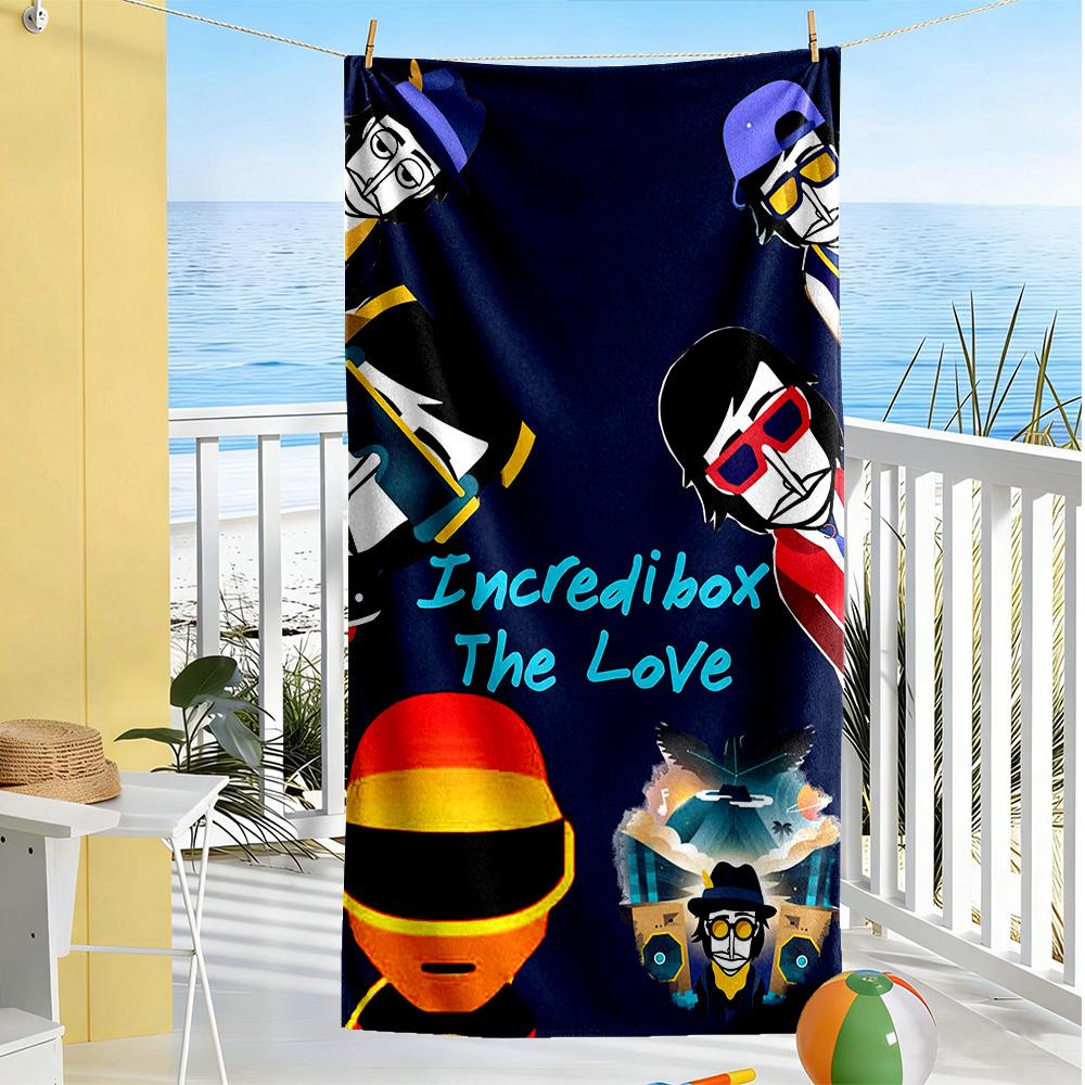 Incredibox Beach Towel Quick-Dry Soft Microfiber Comfortable Lightweight