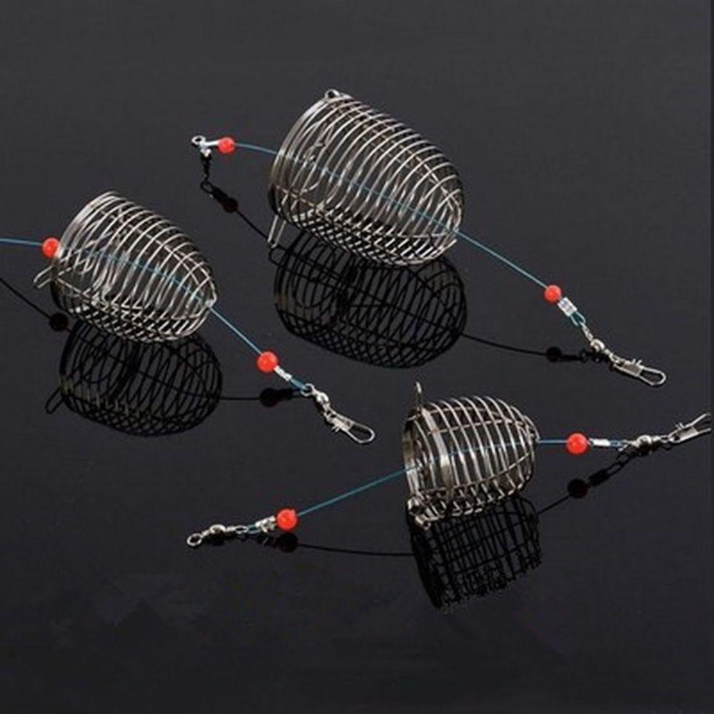 Small Holder Fish Bait Tackle Accessory Bait Basket Lure Cages Fishing Feeder Fishing Bait Cage