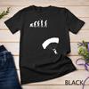 Funny Novelty Sky Diving Tshirt - Parachuting Evolution Unisex T-shirt