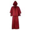 Halloween Medieval Hooded Cloak Vintage Wizard Robe Wizard Death Cloak Cosplay