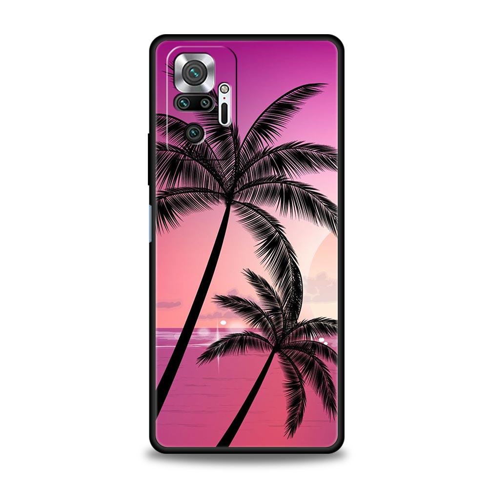 Чехол для телефона Кокосовая пальма для Xiaomi Redmi Note 14 13 12 5G 9S 9 10 11 Pro Plus 9T 14C 13C 12C 10C 9C 9A Мягкий силиконовый чехол