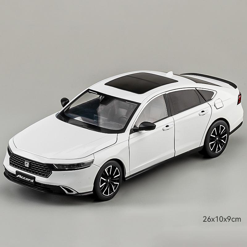 1:18 HONDA Accord Alloy Miniature Model Diecast Toy Car Home Decoration Desktop Display Ornament High Simulation Miniature Gifts