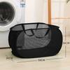 1PC Foldable Laundry Bag Extra Large Mesh Dirty Clothes Hamper with Handles for Bedroom Bathroom Storage Organizer Collapsible