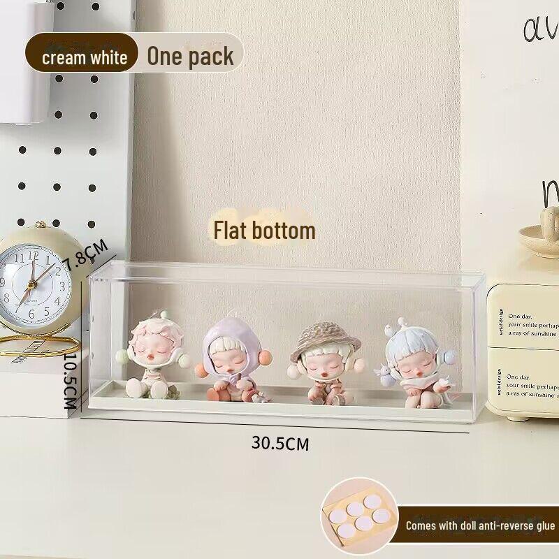 Прозрачный акриловый ящик для хранения LEGO и моделей, пыленепроницаемое матовое покрытие