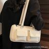 2025 New Niche Design Retro Handbag Bag Korean Version Fashion Ins Double Pocket Large Capacity Underarm Shoulder Bag