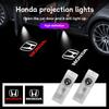 2 шт. Автомобильные светодиодные проекторы приветствия на дверь с HD LED эмблемой Для Civic Fit Jazz Accord Pilot CRV Odyssey Passport City HRV