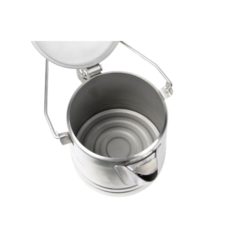 Tenmak Design Stainless Steel Kettle, 2.0L, for Outdoor Camping, Bonfire Use, Direct Fire, with Lid, Camp Cooking