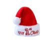 Wool Ball Christmas Hat Plush Xmas Cap Christmas Holiday Gift Hat sock Set  Infant Baby
