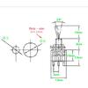 VONVOFF Toggle Switch,ON/Off SPST With Pre-Soldered Wires,3V/5V/12V/24V/72V/110V/220V/240V/ Mini Toggle Switches For Car,Truck, Light,Test