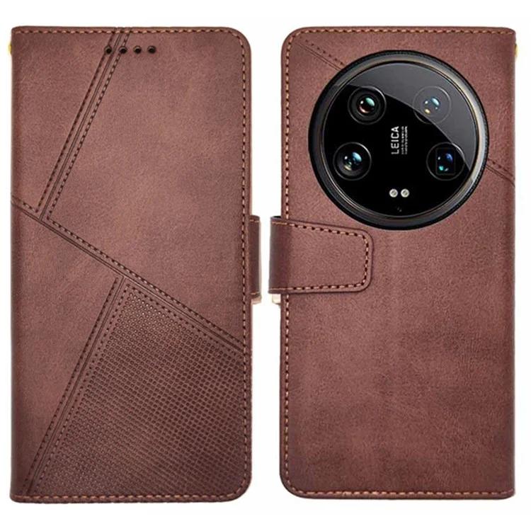 Для Xiaomi 14 Ультра кожаный чехол с текстурой теленка чехол-кошелек для телефона