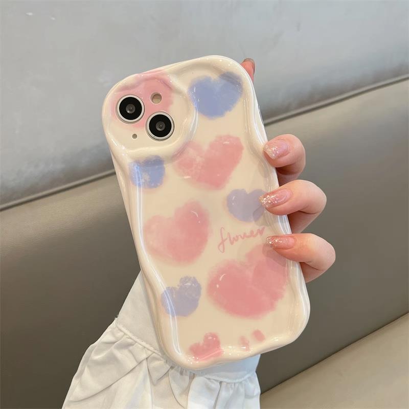 Подходит для Apple 15 Кремовый узор Чехол для мобильного телефона Мягкий IPhone 14 ProMax Силиконовый All-inclusive 16plus Anti-fall 13
