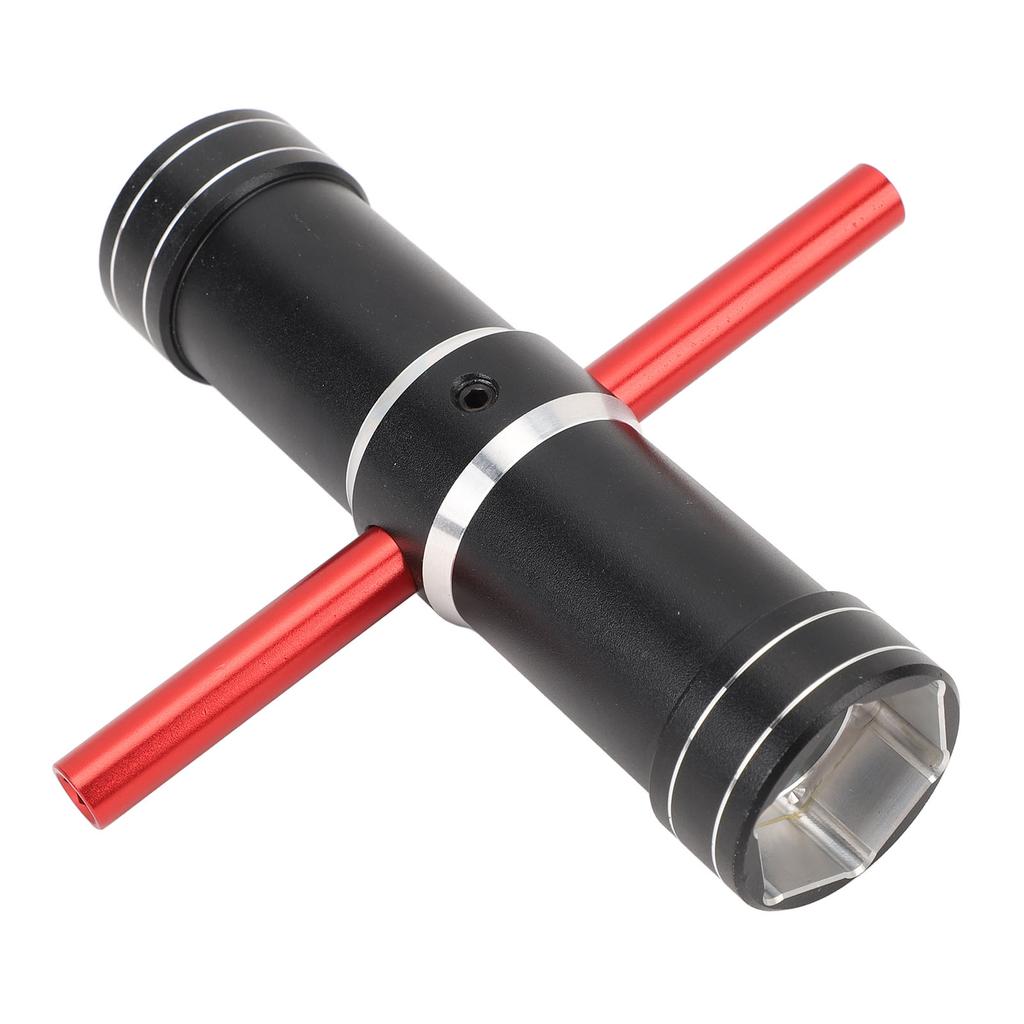 RC Car Wheel Hex Wrench Aluminum Alloy 4.0mm 5.5mm 24mm 25mm RC Hex Adapter Wheel Wrench for Arrma 1 5 RC Car Red