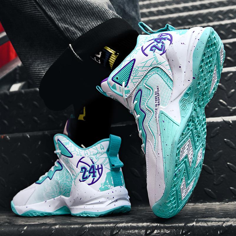 Fashion Men's Basketball Shoes Field Male Training Casual Brand Non-slip Basketball Boots Cushioned Luxury Wearable Tennis Sneakers