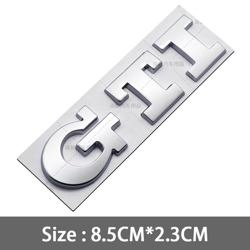 OPQ1 2026 Hot VOLKSWAGEN 3D Metal GTI Grill Emblem Badge Rear Trunk Decal Car Sticker for Volkswagen VW Golf 5 6 7 8 MK2 MK3 MK4 Mk5