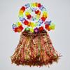Carnival Ball Dance Performance Grass Skirt Set, Flower Garland, Head Flower, Hand Flower, Children's Grass Skirt