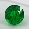 Natural Green Emerald Loose Gemstone Round Cut 6 ct for Jewelry Making and Gem Collections