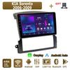Android Carplay автомобильное радио для KIA Sorento 2006-2009 мультимедийный проигрыватель головное устройство стерео GPS навигация BT WIFI 4+64 ГБ