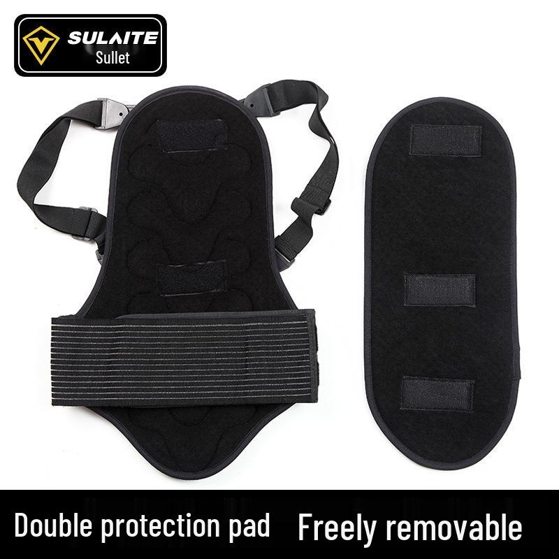 SULAITE Outdoor Sports Spine Protector - Ski, Horse Riding, Extreme Sports, Fall Protection, Thickened Back Armor