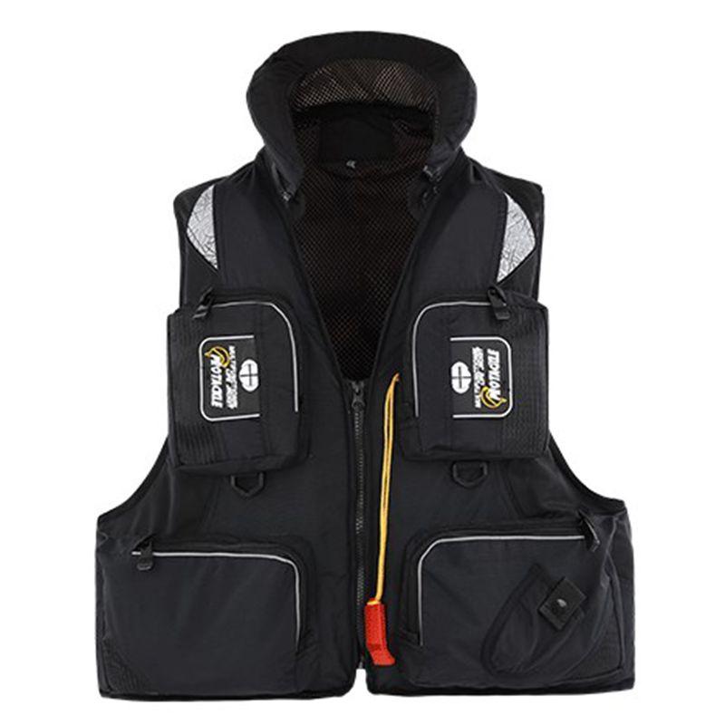 Buoyancy Adult Life Jacket With Detachable Neckline For Sailing And Kayak Safety**