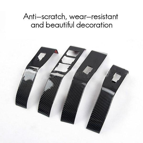 Set of 4 Ford Mustang Mach-E Power Window Panel Stickers: Car Interior Modification Accessories