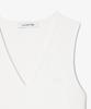 Женское плиссированное платье Lacoste с V-образным вырезом без рукавов Ef8849-56G 70V
