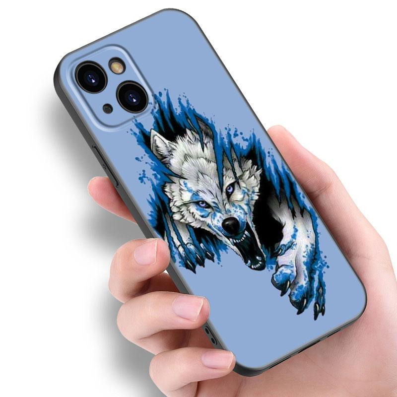 The Wolf Fierce Phone Case For iPhone Samsung Galaxy Redmi Xiaomi Oppo OnePlus Note S A 7 8 9 10 11 12 13 14 20 21 22 23 53 54 Pro Max Plus Ultra