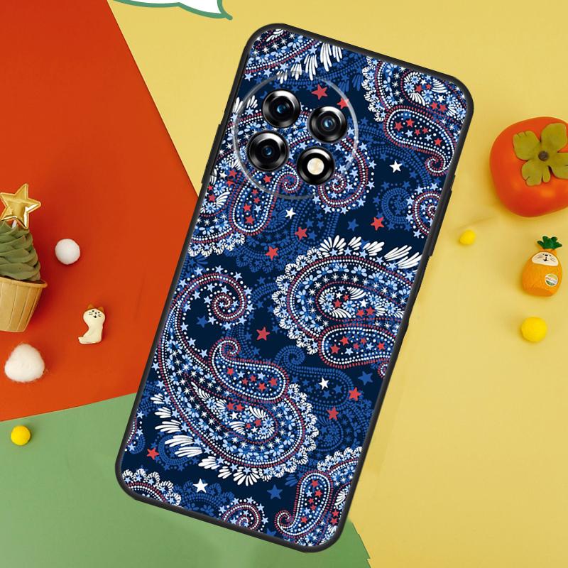 Чехол с узором пейсли для OnePlus 9 10 Pro 11 12 13 15 13T 13R 12R 10T 8T Nord 5 CE 2 3 4 Lite N20 N30