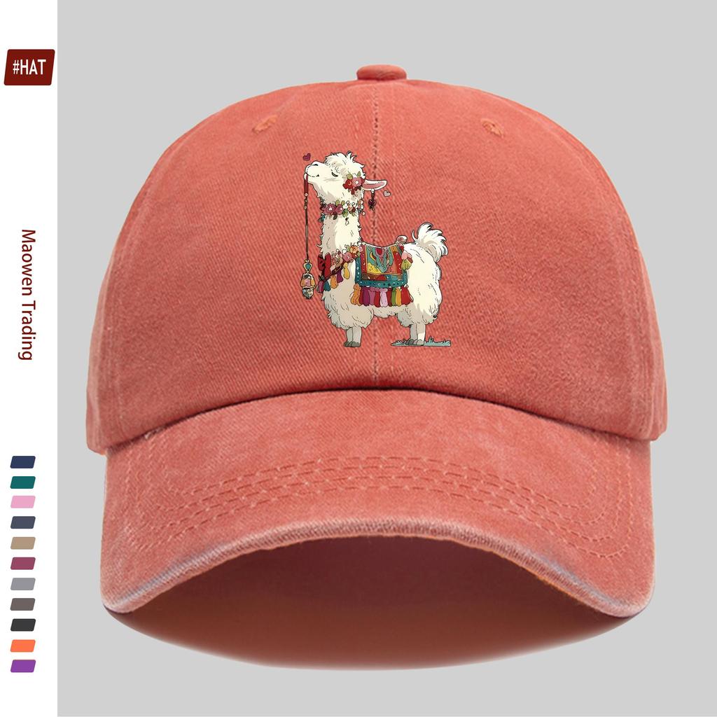 pc Animal Cartoon Printed Pattern Baseball Cap Casual Travel Decorative Sun Hat Comfortable And Lightweight MultiColor Pet