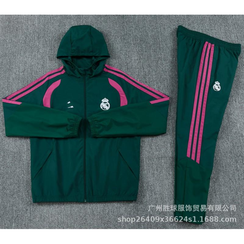 Mens Sports Windbreaker Set Team Club Training Jacket Lightweight Running Basketball