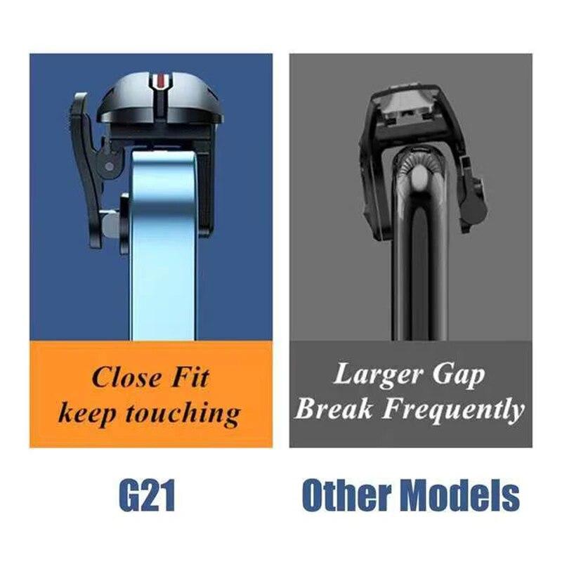 Мобильные игровые триггеры G21 Эргономичный триггер Выдвижной игровой контроллер для телефона Избегайте чувствительных кнопок прицеливания выстрелов Минимальный разъем