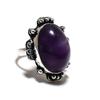 Sage Amethyst Gemstone 925 Sterling Silver Gift Jewelry Ring Size 10.5