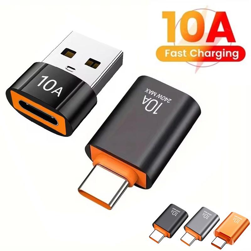 10A OTG Type C (мама) к USB A (папа) Конвертер USB к Type-C Адаптер USB к Type C Адаптер для быстрой зарядки данных Для телефона ПК Ноутбука