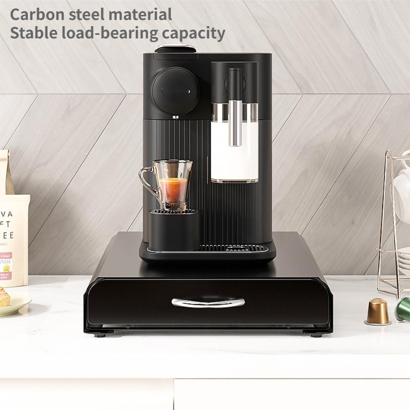 Ящик для капсул для кофе, металлический стеллаж для хранения на основании кофемашины