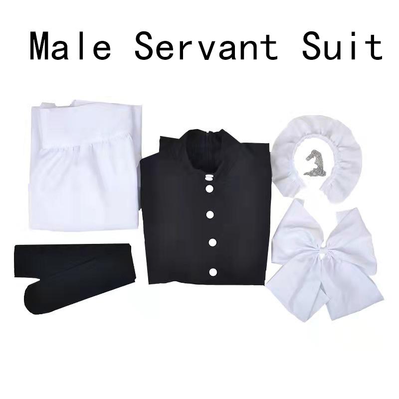 Ysir Cos Аниме Слуга Горничная Босс Домработница Горничная Платье Лолита Косплей Платье