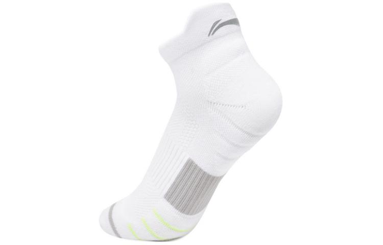 Li Ning Фитнес-серия Носки для щиколотки Унисекс 1 пара Белый AWSU109-2
