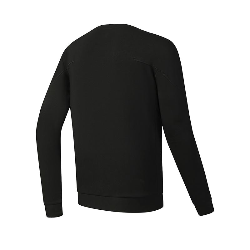 New FILA Fitness Sweatshirts Men's Pitch Black A11M541205FBK