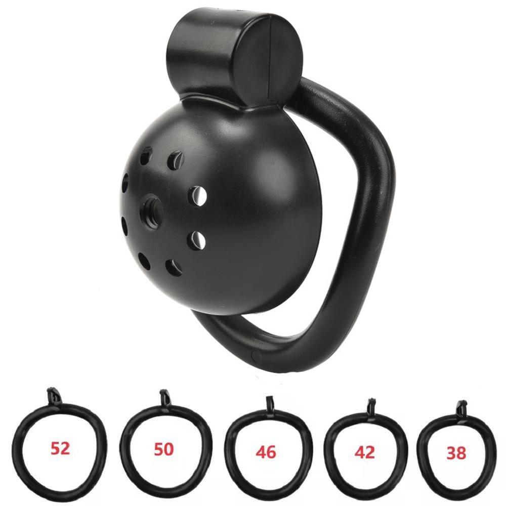 2026 Male Penis Chastity Cage Set Small Chastity Cage 5 Cock Rings With Urethral Sound Plug Penis Bondage Slave Man Sex Toy