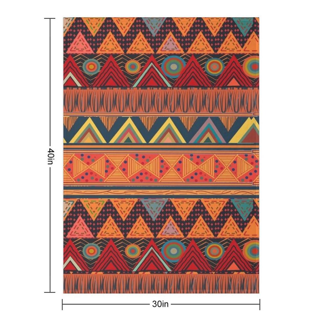 Tribal Ethnic (earth colors) Throw Blanket Camping Fashion Sofas anime Vintage Blankets