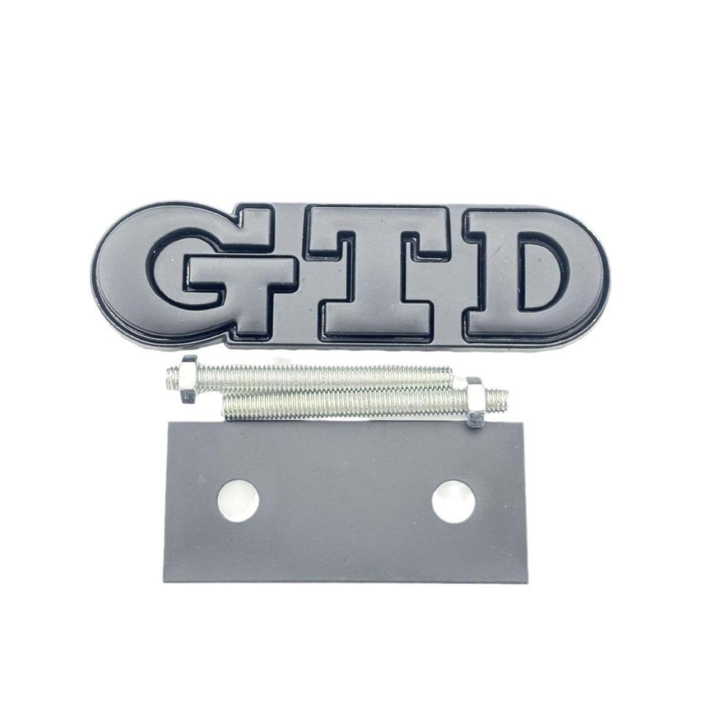 Volkswagen GTD Front Grille Emblem - Car Modification Badge