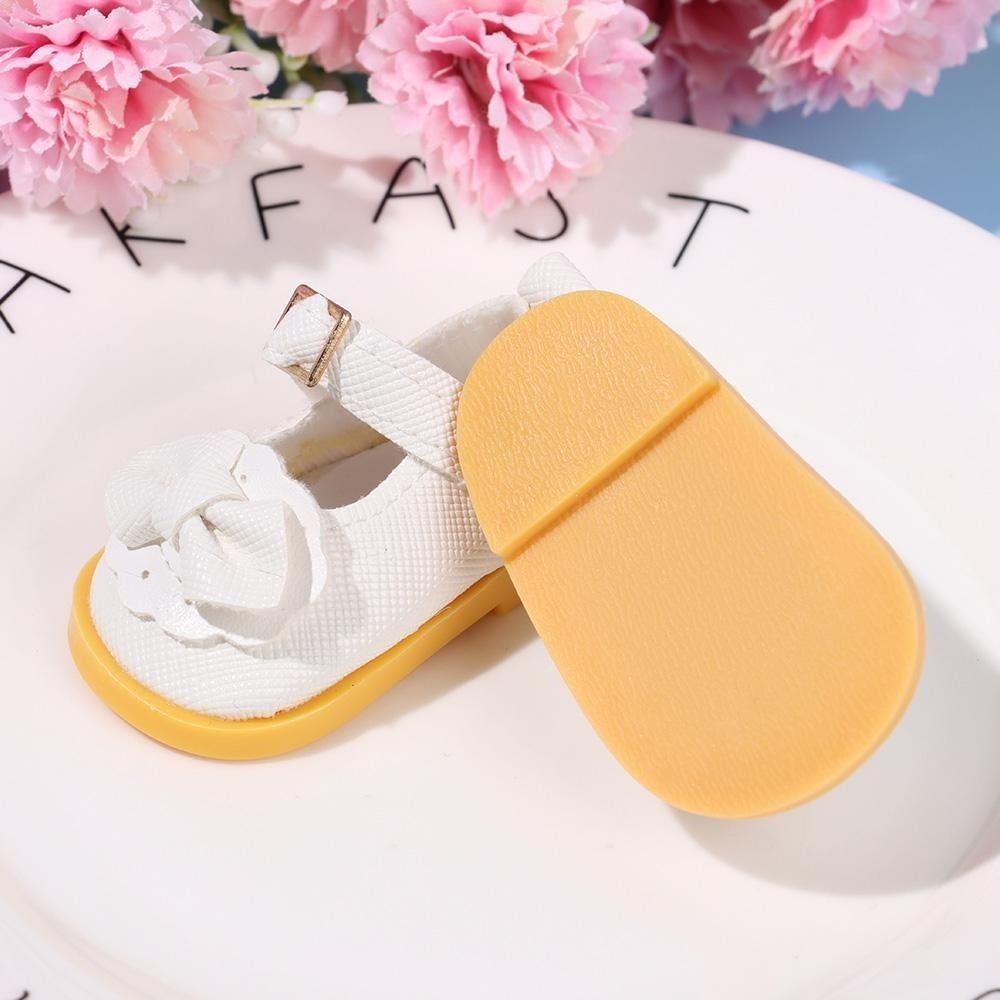 10 Colors Cotton Doll Shoes Fashion PU Leather Shoes New DIY Toys for 20cm Cotton Dolls