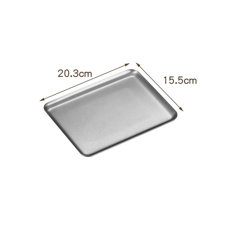 Сервировочная тарелка из серебряной и золотой нержавеющей стали, ресторан, барбекю, шампуры, поднос для суши, большой неглубокий поднос, тарелки для хранения продуктов на кухне