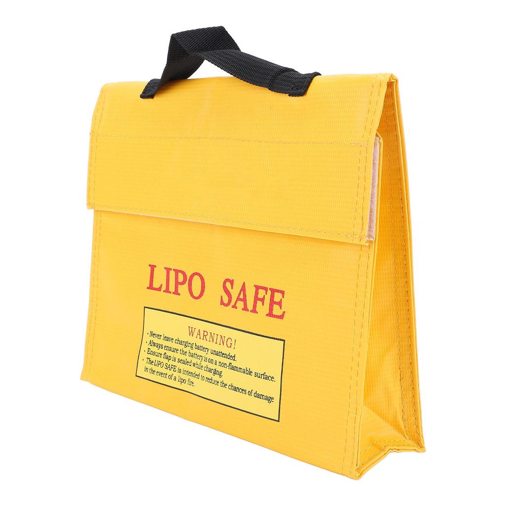 Lipo Safe Bag Lipo Battery Hook and Loop Closure Fireproof Explosionproof Lipo Battery Safe Pouch